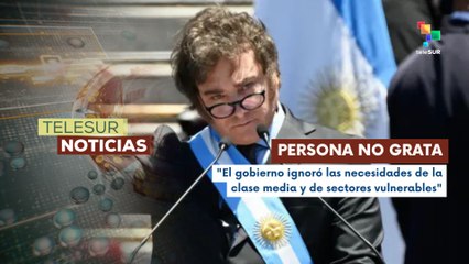 En Argentina, cierran campañas electorales con un alto rechazo a la figura del pdte. Javier Milei