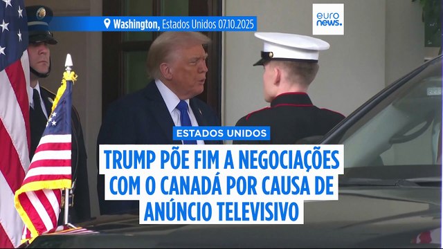 Trump rompe negociações comerciais com Canadá devido a anúncio televisivo contra tarifas