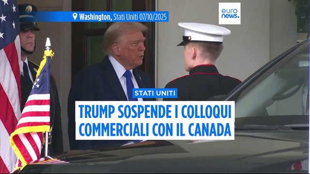 Trump blocca i colloqui commerciali con il Canada dopo lo spot con la voce di Reagan