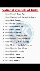 National Symbols of India