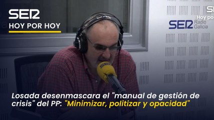 Losada y la crisis de los cribados: "Es el manual del PP: primero, son tres casos; segundo, las víctimas están politizadas; tercero, lo vamos a arreglar en 24 horas y cuarto, opacidad"
