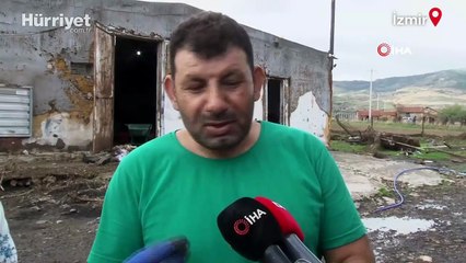 Foça'da yaşanan selin yeni görüntüleri ortaya çıktı