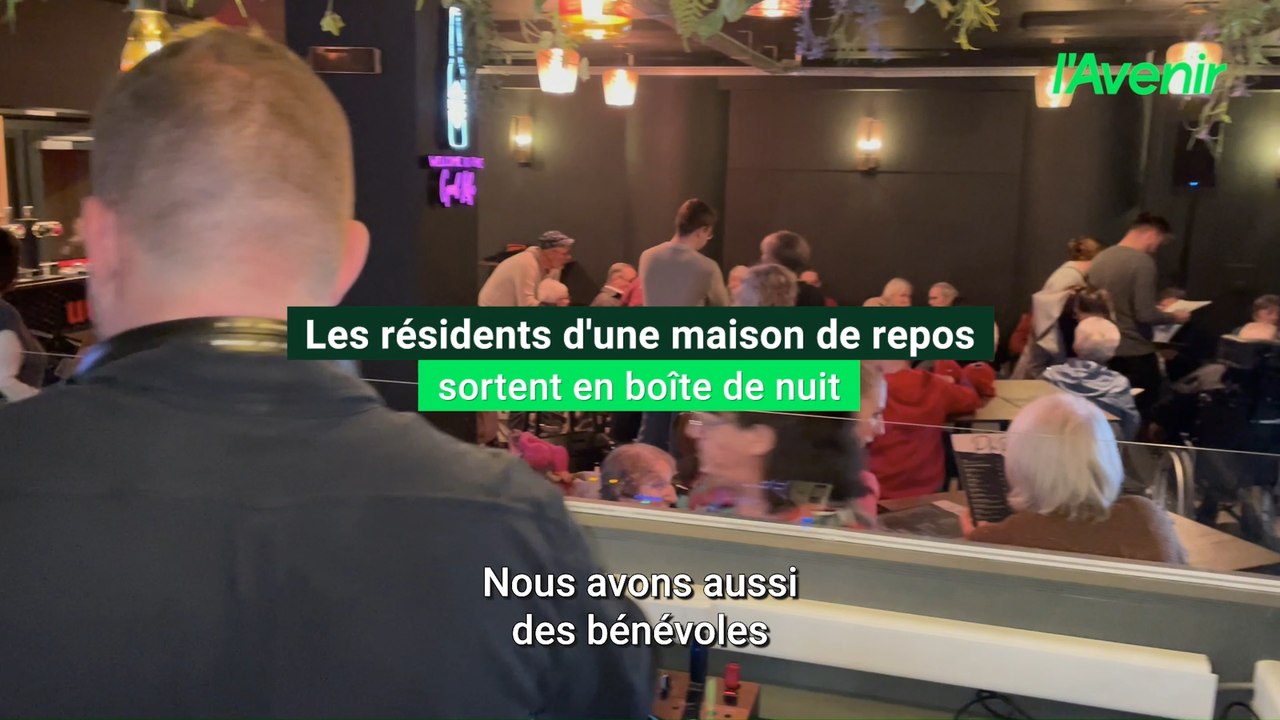 Des résidents d'une maison de repos en boîte de nuit !