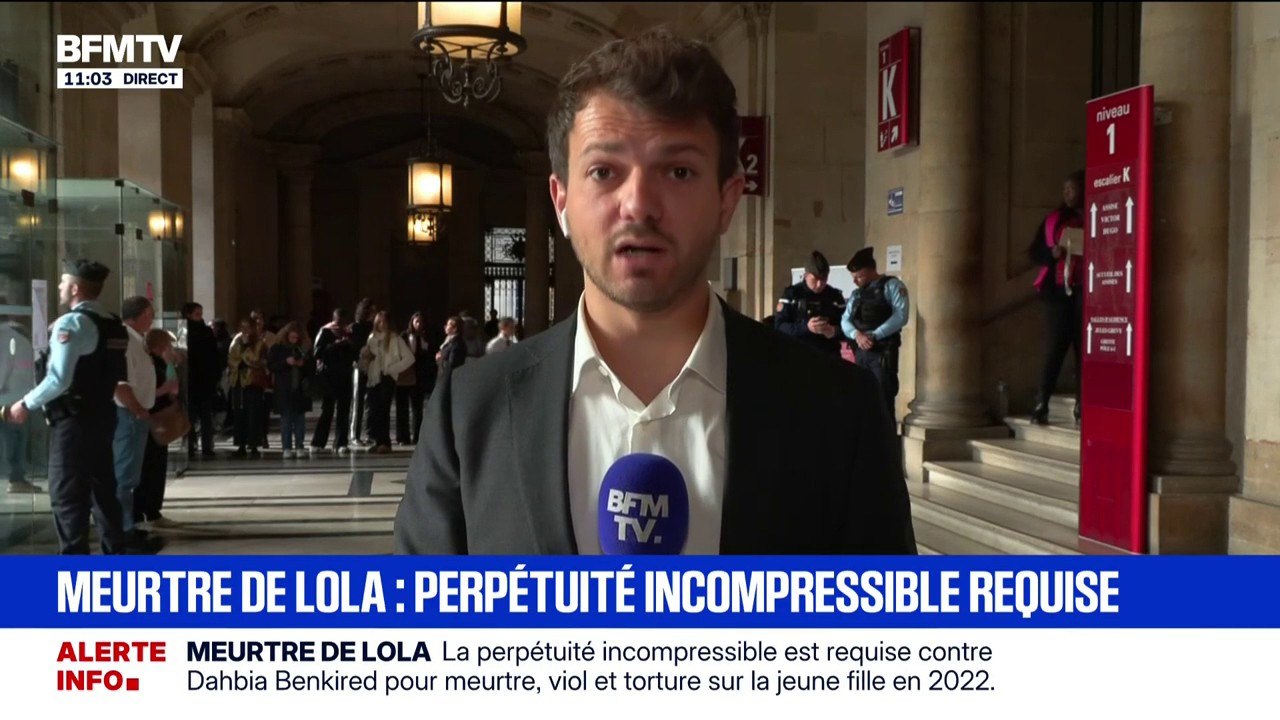 Meurtre de Lola: l'avocat général réclame la réclusion criminelle "à perpétuité incompressible" contre Dahbia Benkired