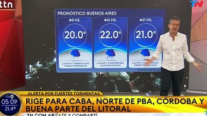 Clima en el AMBA - Viernes 24 de octubre