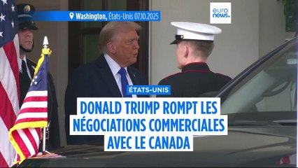 Donald Trump rompt les négociations commerciales avec le Canada, après la diffusion d'une publicité jugée "scandaleuse"