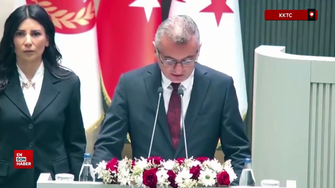 KKTC'de yeni Cumhurbaşkanı Tufan Erhürman ant içti