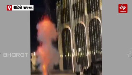 અમદાવાદમાં નબીરાને જાહેર માર્ગ પર ફટાકડા ફોડવા ભારે પડ્યા, વીડિયો વાયરલ થયા બાદ ફરિયાદ નોંધાઈ