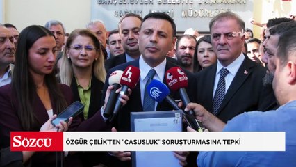 Özgür Çelik'ten "casusluk" soruşturmasına tepki