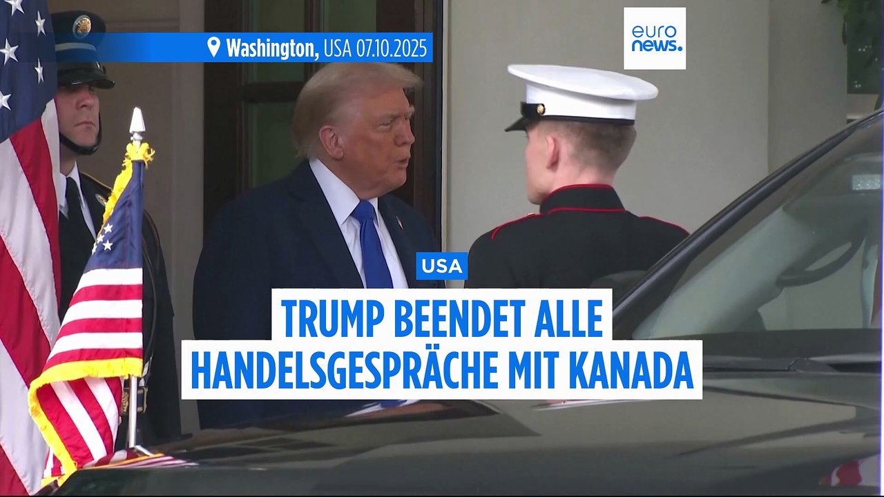 Trump beendet Handelsgespräche mit Kanada