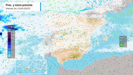 Lluvias intensas llegarán a Andalucía este fin de semana ☔