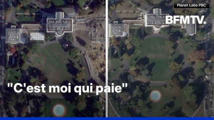 Salle de bal de Donald Trump: les images avant-après de l'aile Est de la Maison Blanche