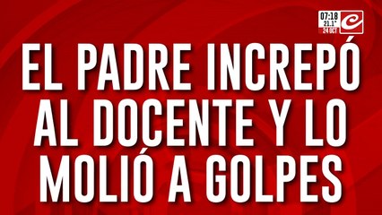 Padre molió a golpes a profesor por retar a su hija en clases
