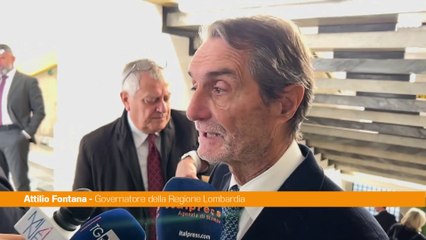 Milano-Cortina, Fontana "I lavori procedono bene, siamo tranquilli"