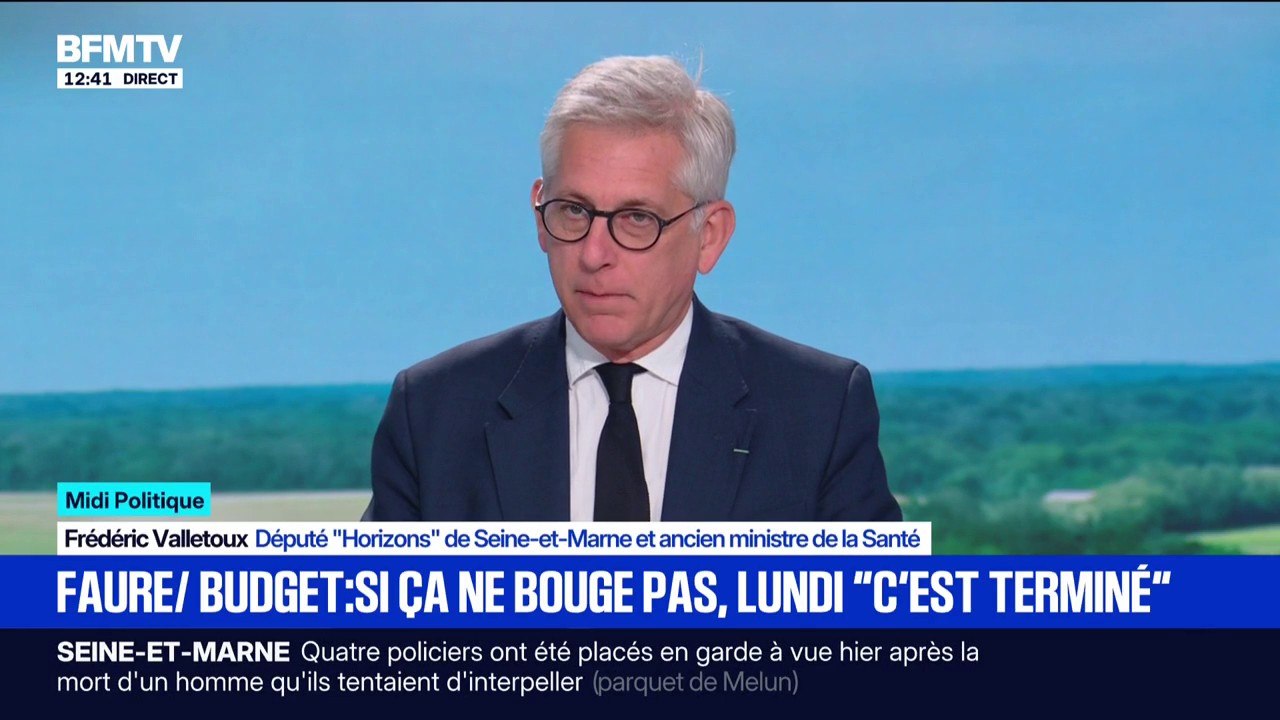 Suspension de la réforme des retraites: "Ce sont les retraités qui vont payer le compromis politique que souhaite voir le Parti socialiste", déclare Frédéric Valletoux (Horizons)