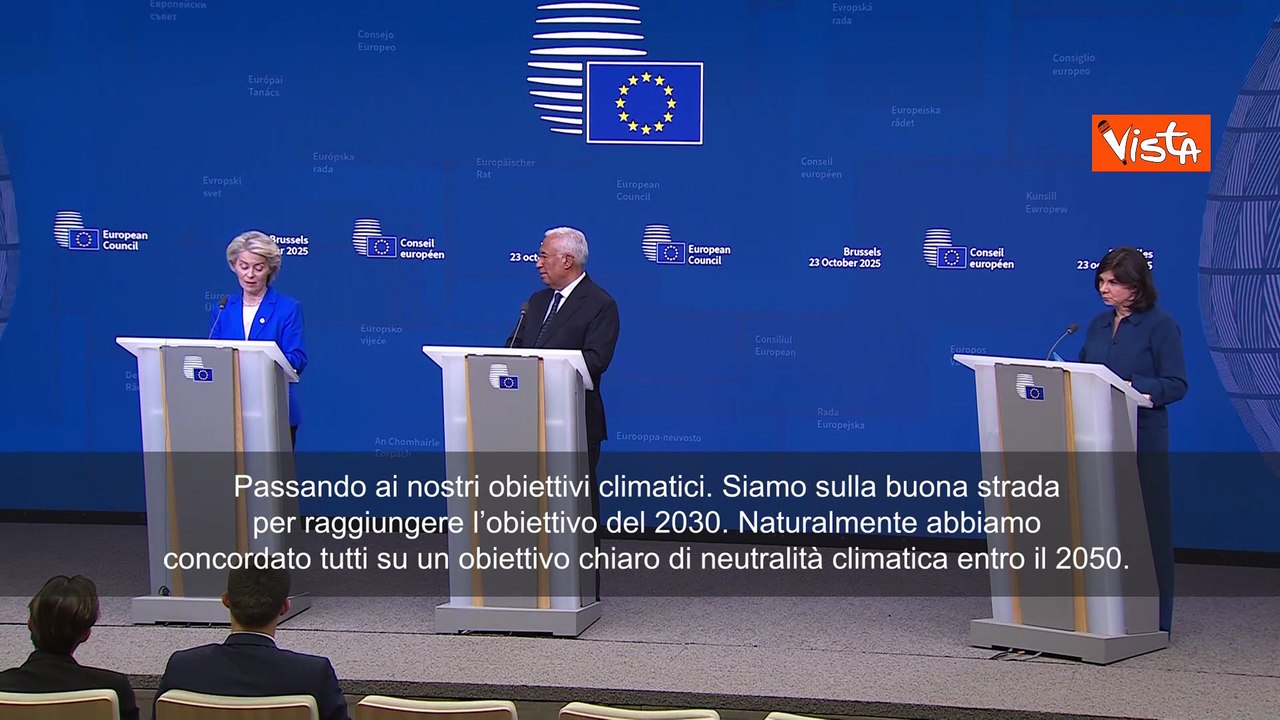 Von der Leyen: Su obiettivi climatici 2040 importante essere flessibili e pragmatici