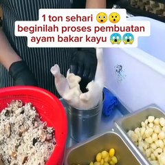 1 Ton Sehari, Beginilah Proses Pembuatan Ayam Bakar Kayu