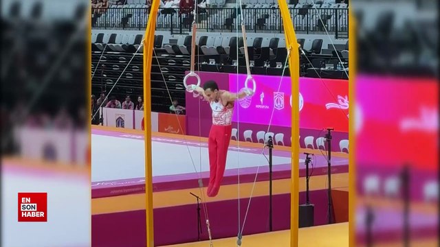 Adem Asil, Artistik Cimnastik Dünya Şampiyonası’nda dünya ikincisi oldu