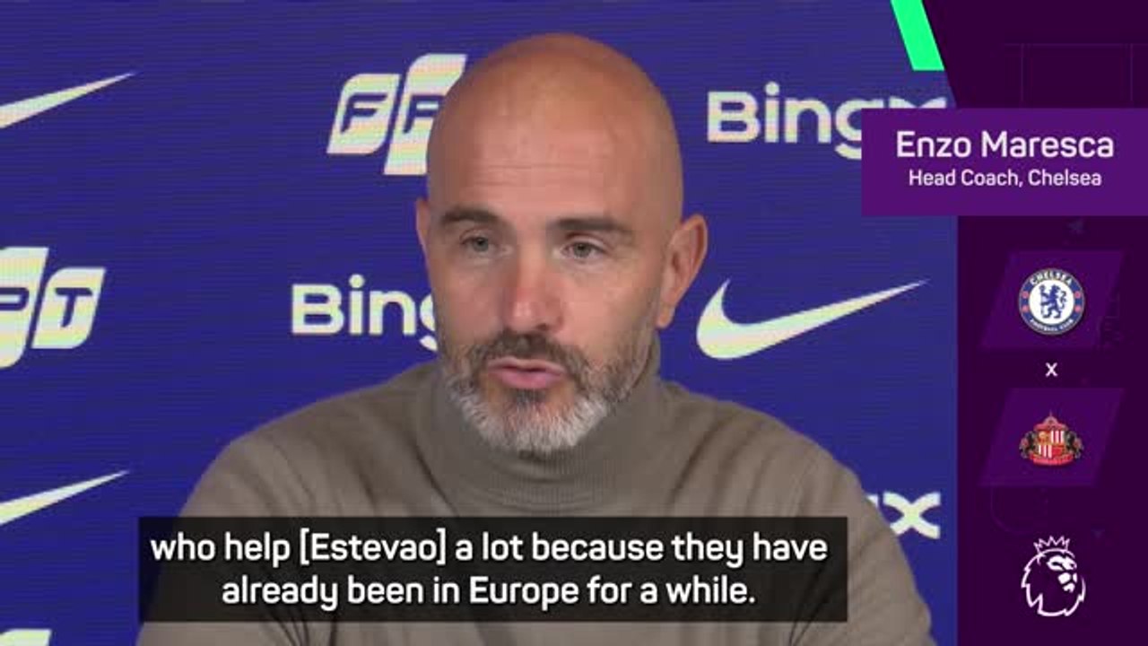 Maresca praises 'grounded' Chelsea youngster Estevao