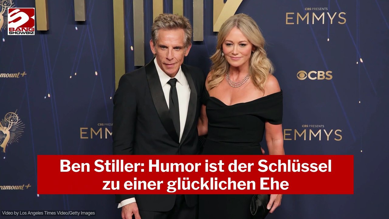 Ben Stiller: Humor ist der Schlüssel zu einer glücklichen Ehe