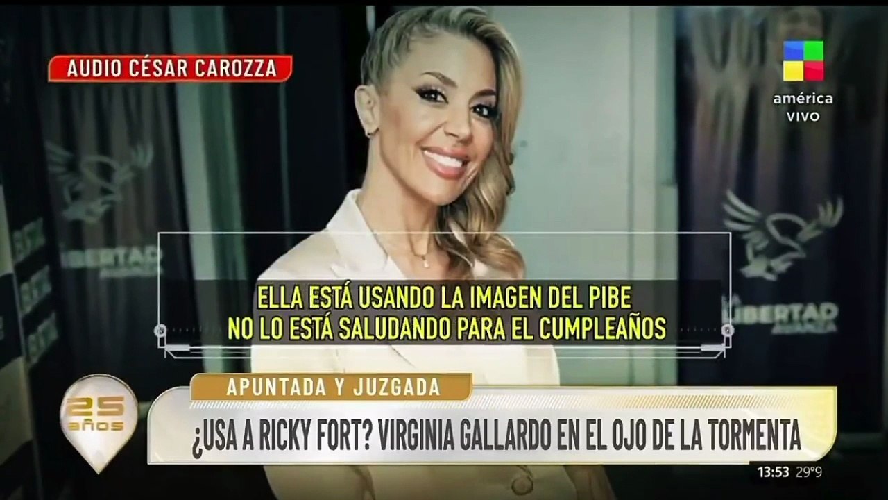 El abogado de Ricardo Fort arremetió contra Virginia Gallardo por usar su imagen