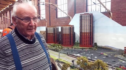 Pete Waterman OBE brings world record-breaking model railway to Aberystwyth