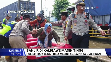 Banjir di Kaligawe Masih Tinggi: Truk Besar Bisa Melintas, Lainnya Dialihkan Lewat Mranggen