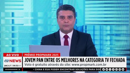 Jovem Pan News disputa prêmio de melhor TV fechada no Propmark 2025