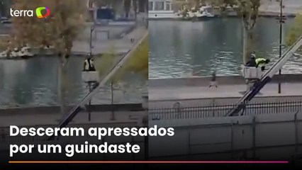 Novo vídeo mostra assaltantes das joias do Louvre durante a fuga