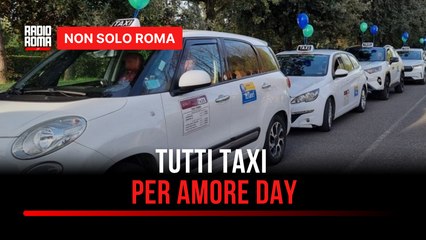 Cento auto bianche in giro per Roma: torna l'iniziativa "Tutti taxi per Amore Day"