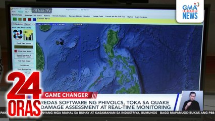Redas Software ng PHIVOLCS, toka sa quake damage assessment at real-time monitoring | 24 Oras