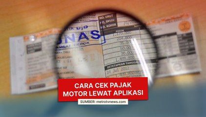 Cara Cek Pajak Motor Lewat Aplikasi