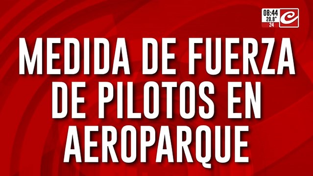 Protesta de pilotos en Aeroparque: se temen demoras y cancelaciones