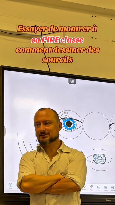 Essayer de montrer comment dessiner des sourcils à sa PIRE classe