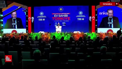 Cumhurbaşkanı Erdoğan, 81 ilde 500 bin konut projesinin detaylarını paylaştı