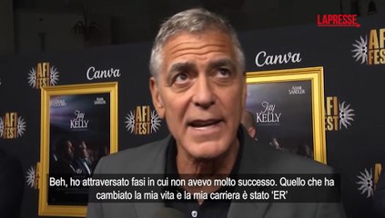 Cinema, Clooney: "'ER' mi ha cambiato la vita"