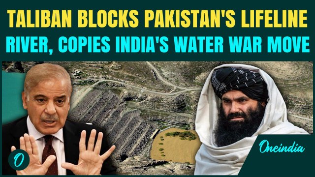 Afghanistan’s Water War Against Pak: Taliban Blocks Kunar River Flow to Pakistan with Massive Dam