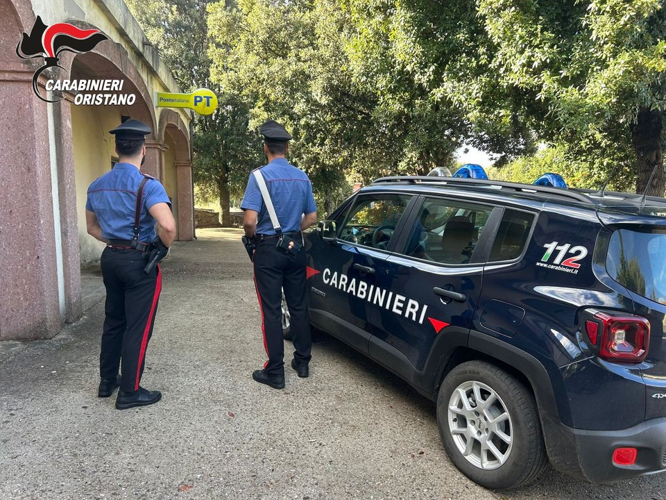 Rapina a Ula Tirso: identificato il sospettato a Ghilarza, scatta l'obbligo di dimora