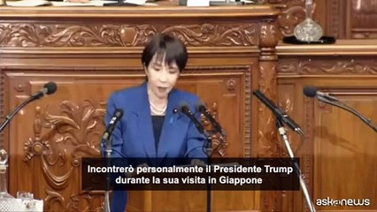 Giappone, Takaichi: voglio costruire rapporto di fiducia con Trump