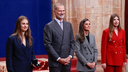 Audiencias de los Reyes y sus hijas a los galardonados con los Premios Princesa de Asturias