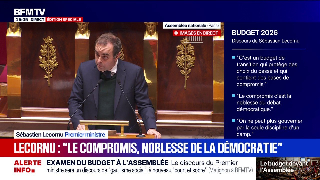Budget: "L'effort ne veut pas dire l'austérité", affirme Sébastien Lecornu