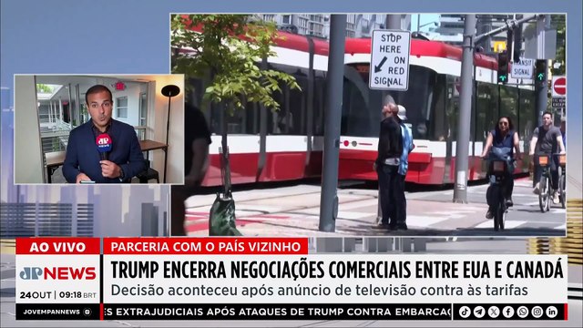 Trump encerra negociações comerciais entre EUA e Canadá