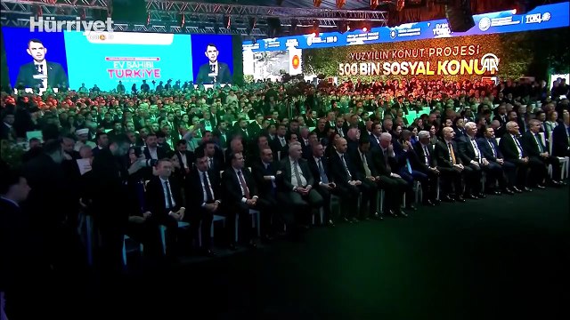 Bakan Kurum, Yüzyılın Konut Projesi Programı nda konuştu
