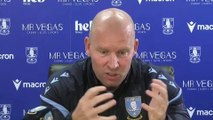 Henrik Pedersen's reaction after Sheffield Wednesday placed into administration