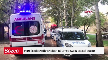 Pikniğe giden öğrenciler gölette kadın cesedi buldu