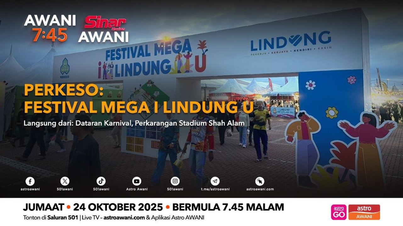 AWANI 7:45 [24/10/2025] – Penjualan Di Ruang Siber | Lindungi Kanak-Kanak | Cipta Sejarah ASEAN | Ewon Masih Hadir Mesyuarat Kabinet