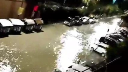 Bologna, via San Mamolo di nuovo allagata a un anno dall'alluvione: la video denuncia dei residenti