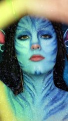 Avatar makeup transition