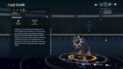 dobermon all digivolution/de-digivolution/profile Digimon Story Time Stranger