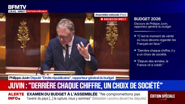 Budget: Notre priorité doit être de baisser notre dette pour retrouver la maîtrise de notre destin , affirme Philippe Juvin (DR)